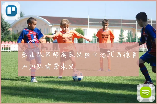 泰山队军师离队执教今治FC马德鲁加归队前景未定